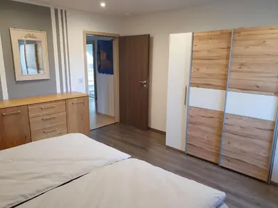 Ein Bett oder Betten in einem Zimmer der Unterkunft Ferienhaus Hammerl