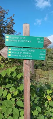 Naturlandschaft in der Nähe der Ferienwohnung
