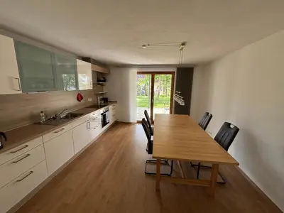 Küche/Küchenzeile in der Unterkunft Ferienwohnung Steinbauer