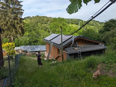 Naturlandschaft in der Nähe des Ferienhauses