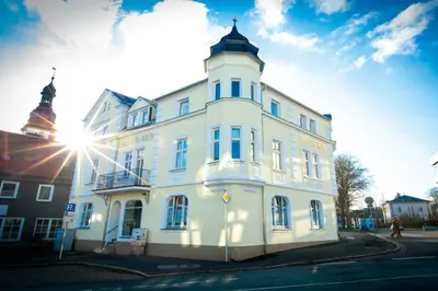 Das Gebäude in dem sich das Hotel befindet