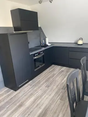 Küche/Küchenzeile in der Unterkunft Wohnung im Herzen von Vohenstrauß