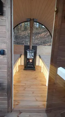 Grundriss der Unterkunft Ferienhaus Rötzer - Forsthausschmankerl mit Sauna, Whirlpool und Grill