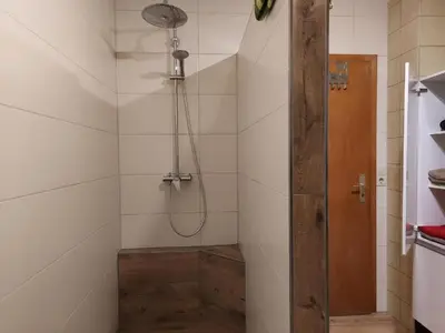 Ein Badezimmer in der Unterkunft Ferienwohnung Huglbauer