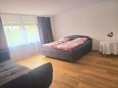 Ein Bett oder Betten in einem Zimmer der Unterkunft Berghaus