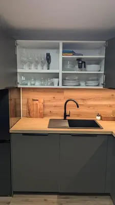 Küche/Küchenzeile in der Unterkunft Apartment Bäckerhaus