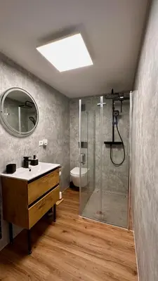 Ein Badezimmer in der Unterkunft Apartment Bäckerhaus