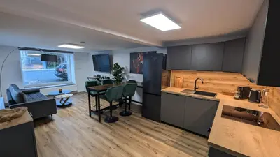 Küche/Küchenzeile in der Unterkunft Apartment Bäckerhaus