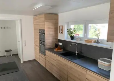 Küche/Küchenzeile in der Unterkunft Ferienwohnung König