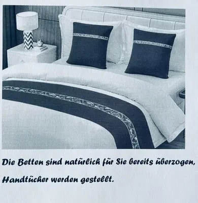 Ein Bett oder Betten in einem Zimmer der Unterkunft Ferienhaus Ochsenkopfblick