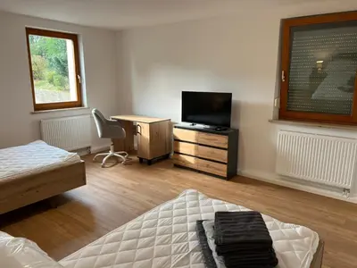 TV/Unterhaltungsangebot in der Unterkunft Gästezimmer Werwein