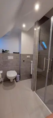 Ein Badezimmer in der Unterkunft Gästezimmer Werwein