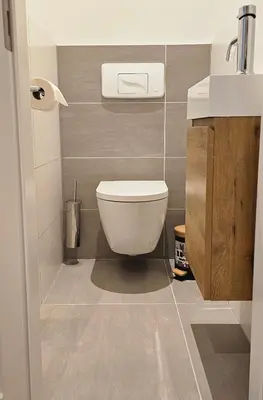 Ein Badezimmer in der Unterkunft Lace Apartments Stilvoll in der Spitzenstadt Plauen