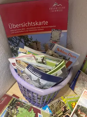 Grundriss der Unterkunft Geräumige Ferienwohnung mit Doppelbett, Bad und Küche