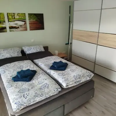 Geräumige Ferienwohnung mit Doppelbett