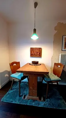 Ein Sitzbereich in der Unterkunft Gemütliches 1 Raum Apartment