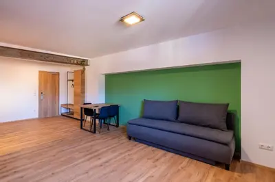 Ein Sitzbereich in der Unterkunft 8Rooms - Altstadthotel