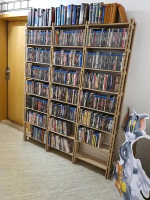 Die Bibliothek in der Ferienwohnung