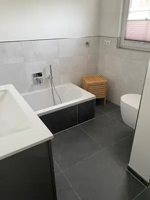 Ein Badezimmer in der Unterkunft Apartment im Herzen von Thurnau