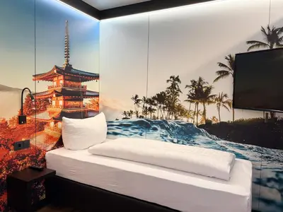 Ein Bett oder Betten in einem Zimmer der Unterkunft WEN Hotel by WMM Hotels