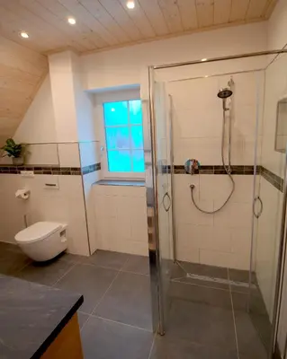 Ein Badezimmer in der Unterkunft Ferienhaus Benedikt