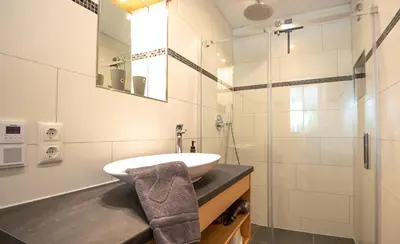 Ein Badezimmer in der Unterkunft Ferienhaus Benedikt
