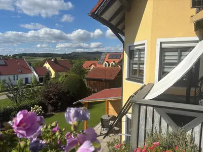 Das Gebäude in dem sich die Ferienwohnung befindet