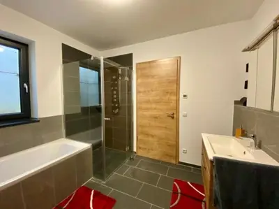 Ein Badezimmer in der Unterkunft Ferienwohnung Felix