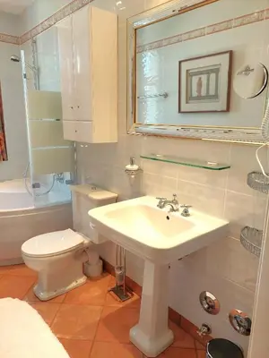 Ein Badezimmer in der Unterkunft Villa Lindenhof