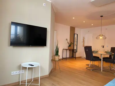 TV/Unterhaltungsangebot in der Unterkunft Ferienwohnung Wald & Wiesen