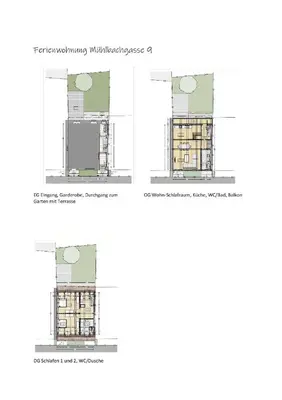 Grundriss der Unterkunft Ferienwohnung Mühlbachgasse 9
