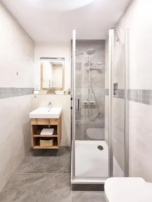 Ein Badezimmer in der Unterkunft Hotel Erlebnis Wald