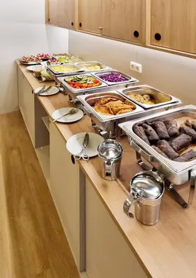 Essen im Hotel oder in der Nähe