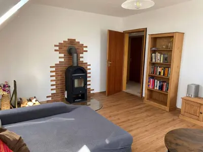 Die Bibliothek in der Ferienwohnung