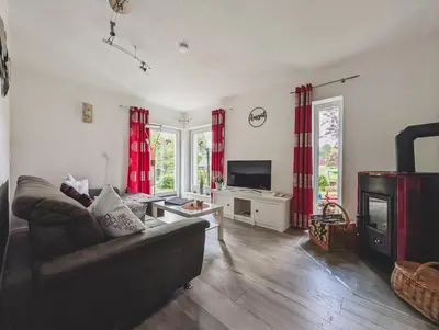TV/Unterhaltungsangebot in der Unterkunft Ferienhaus Auszeit - Im Herzen der Natur
