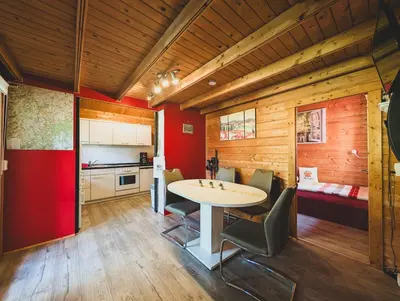 Küche/Küchenzeile in der Unterkunft Ferienhaus Auszeit - Im Herzen der Natur