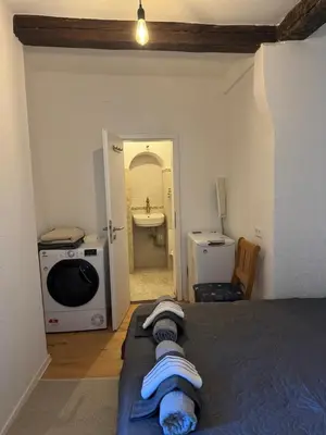 Ein Badezimmer in der Unterkunft Haus mit Herz