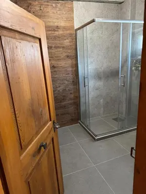 Ein Badezimmer in der Unterkunft Haus mit Herz