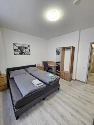 Ein Bett oder Betten in einem Zimmer der Unterkunft Centro - bis 9 Gäste