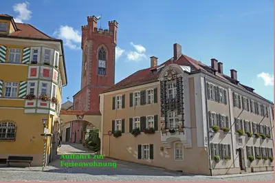 Das Gebäude in dem sich die Ferienwohnung befindet