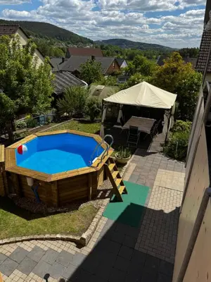 Der Swimmingpool an oder in der Nähe von Ferienwohnung Kulmbach