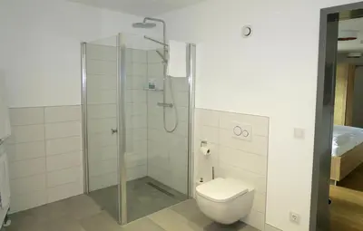 Ein Badezimmer in der Unterkunft Schloss Thurnau