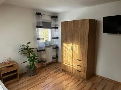 Küche/Küchenzeile in der Unterkunft Ferienwohnung Schaller