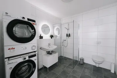 Ein Badezimmer in der Unterkunft Mia mit Bayerns Charme und privater Sauna