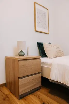 Ein Bett oder Betten in einem Zimmer der Unterkunft Mia mit Bayerns Charme und privater Sauna