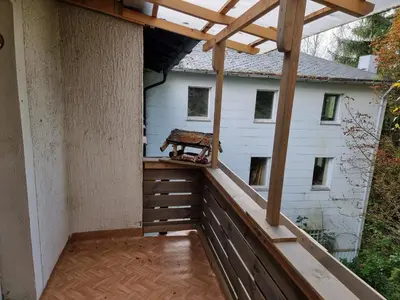 Ein Balkon oder eine Terrasse in der Unterkunft Gastarbeiter , Monteur, Wohnungen