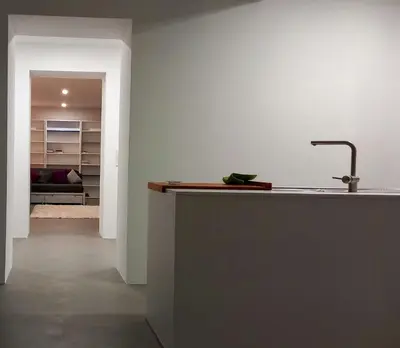 Grundriss der Unterkunft Minimalist Style Apartment In Upper Palatinate