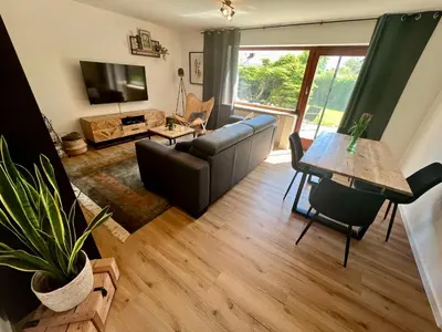 TV/Unterhaltungsangebot in der Unterkunft Green Retreat Bayreuth