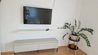 TV/Unterhaltungsangebot in der Unterkunft Ferienwohnung Küffner