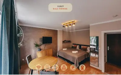 Ein Bett oder Betten in einem Zimmer der Unterkunft Sali Homes - SM0 charming Apartment short walk from city center of Bayreuth